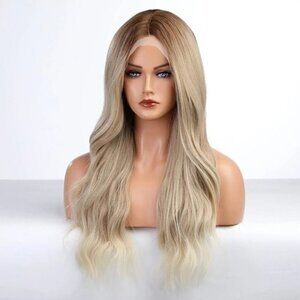 Ombre Ash Blonde Wig